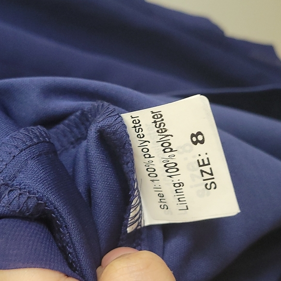 NWOT Madam Rage Blue Layer Dress - Picture 13 of 13